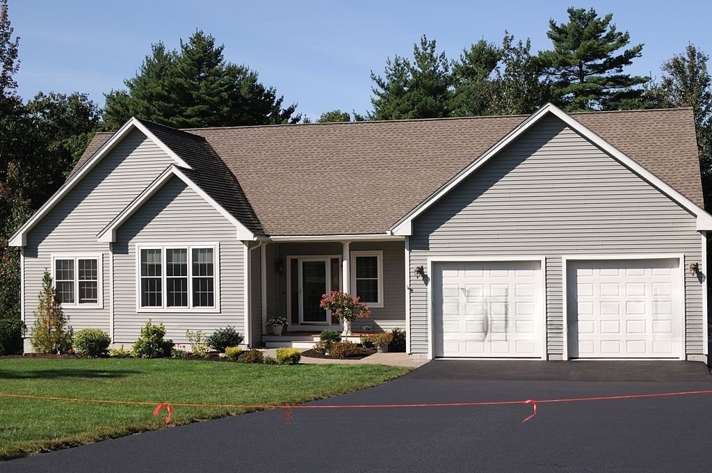Beautiful home with freshly paved driveway